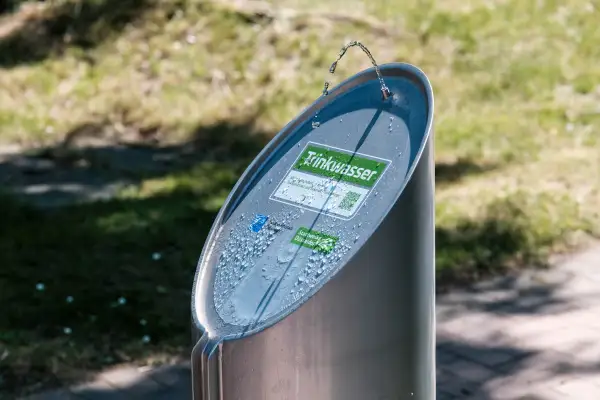 Heerdt hat einen neuen Trinkbrunnen