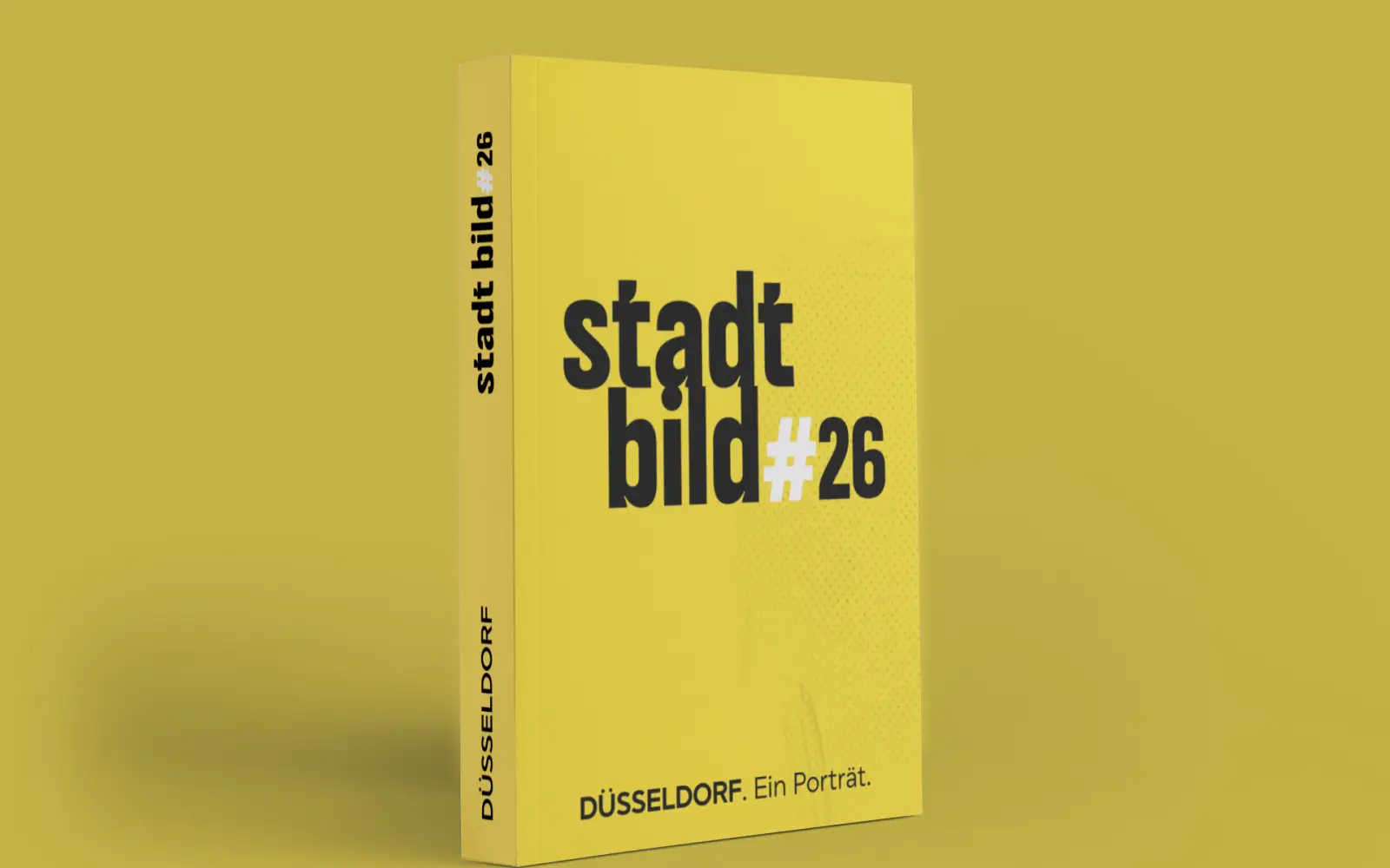 Voransicht des Bildbands „stadtbild#26 – Düsseldorf. Ein Porträt.“, der kurz nach dem Event erscheint.